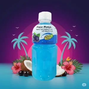Blackcurrant Flavour Mogu Mogu Drink (Thailand)
