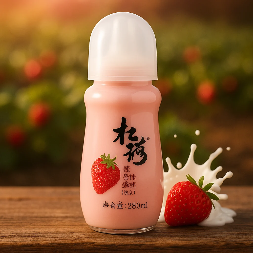 Tiktok Baby Bottle Strawberry Yogurt Shake - TAIWAN