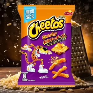 Guilty Cheese, Butter, & Garlic Cheetos (Japan)