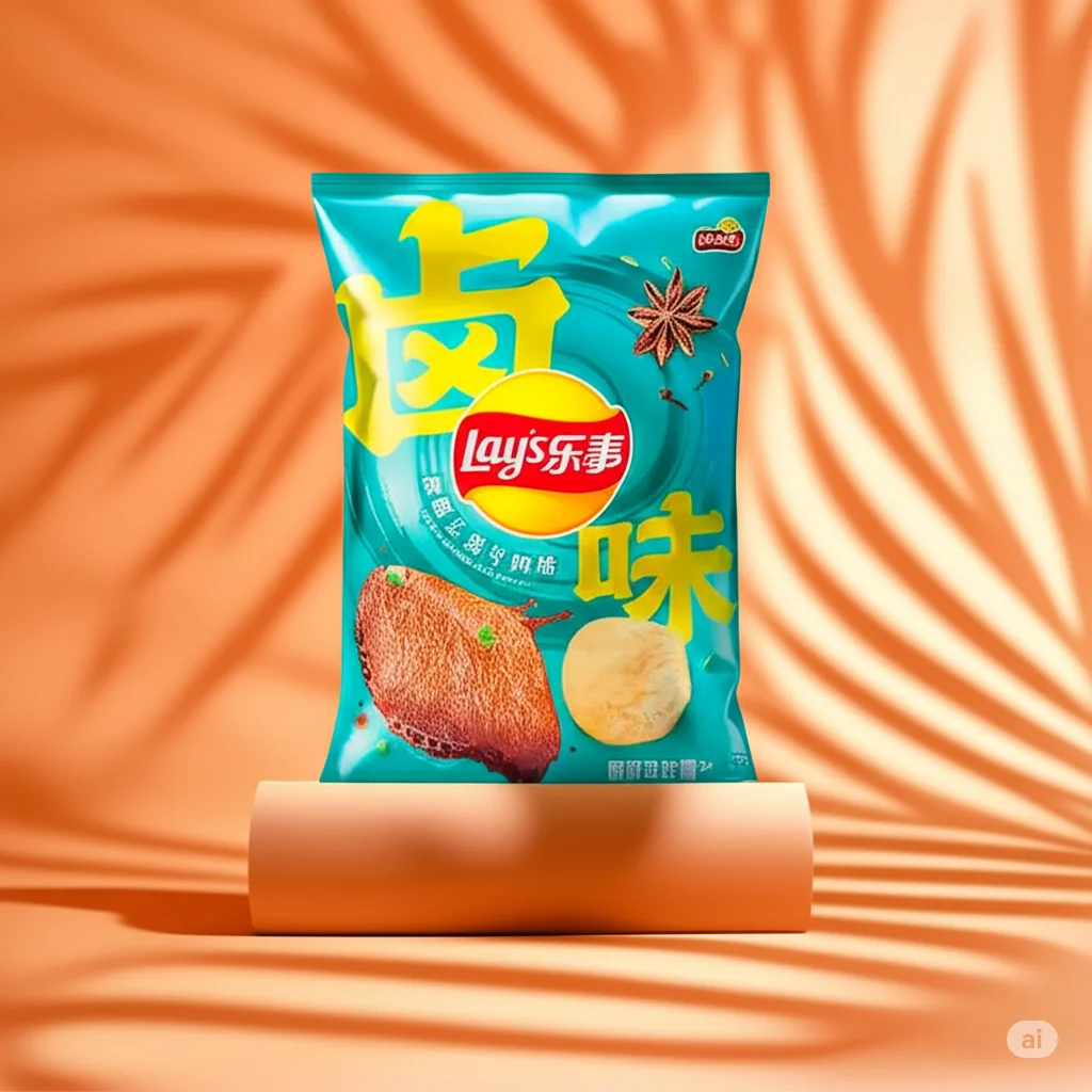 Spiced Braised Beef Flavor Lay's (China)